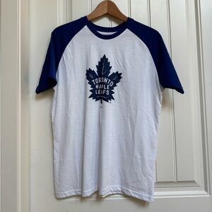 Toronto Maple Leafs NHL Licensed Molson Canadian 100% Cotton Baseball Tee Size M